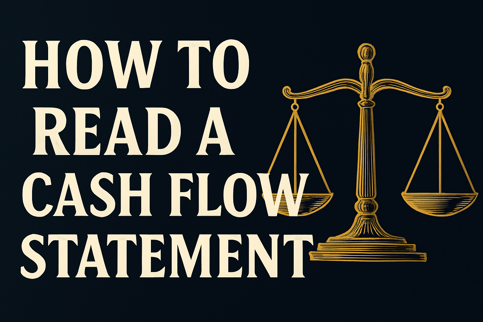 How to read and interpret a cash flow statement: a beginner’s guide