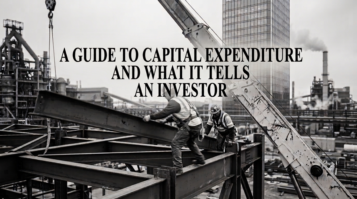 A guide to capital expenditure and what it tells an investor